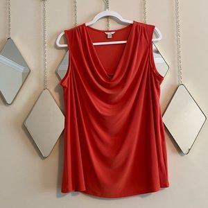 Cato Sleeveless Drape Top - Size 14/16W